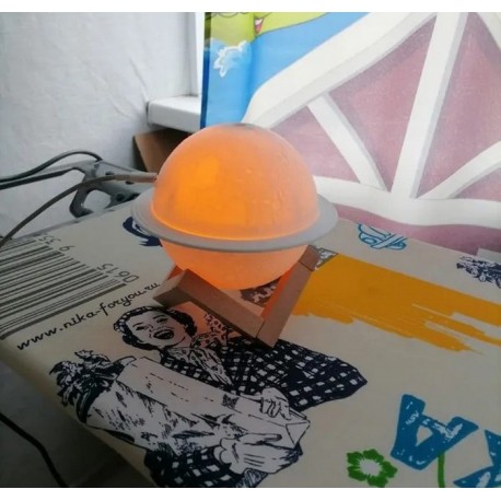 Увлажнитель воздуха Planet Humidifier Юпитер с функцией ночника 200 мл  оптом-7