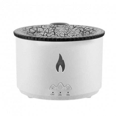 Увлажнитель воздуха с эффектом имитации пламени и вулкана, LED подсветка 350 мл  оптом