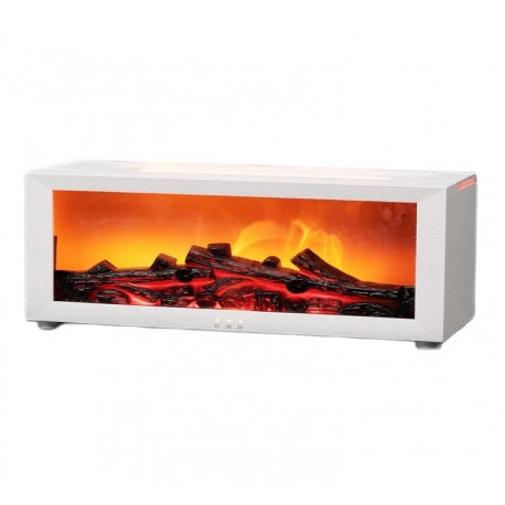 Увлажнитель воздуха 3D аромадиффузор с эффектом пламени камина, с пультом ДУ