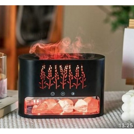 Увлажнитель воздуха аромадиффузор Лаванда с подсветкой и с гималайской солью-1