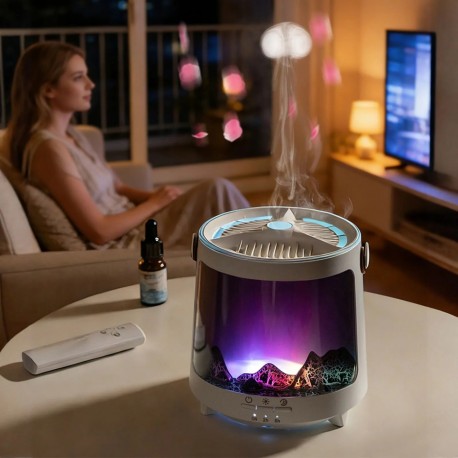 Увлажнитель воздуха Aurora Aroma с эффектом пламени-6