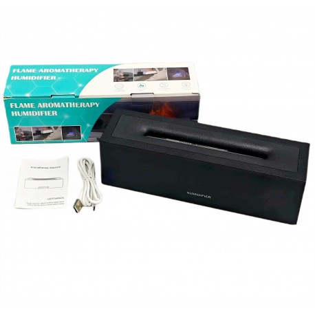 Увлажнитель воздуха для ароматерапии с эффектом пламени и подсветкой  оптом