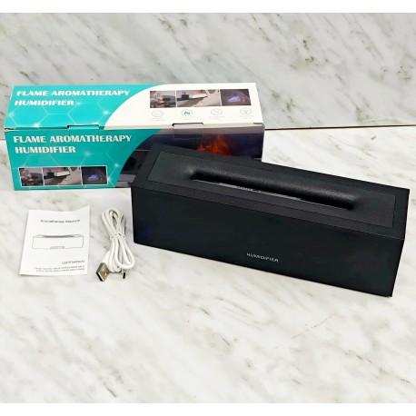 Увлажнитель воздуха для ароматерапии с эффектом пламени и подсветкой  оптом-1