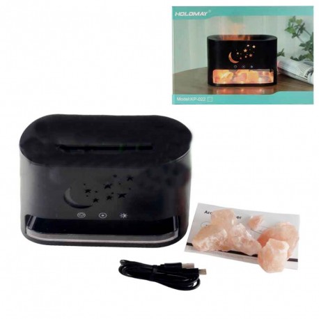 Увлажнитель воздуха Месяц со Звездами КР-022, гималайская соль RGB-2