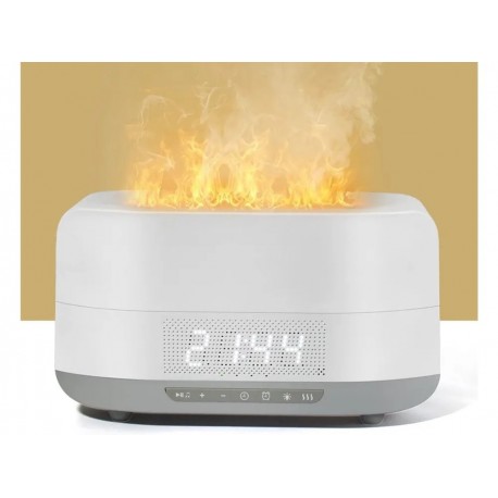 Увлажнитель воздуха Живое Пламя многофункциональный ультразвуковой 400 мл с часами  оптом-3