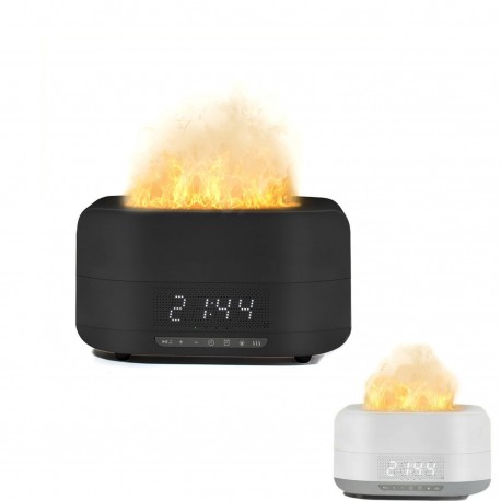 Увлажнитель воздуха Живое Пламя многофункциональный ультразвуковой 400 мл с часами  оптом