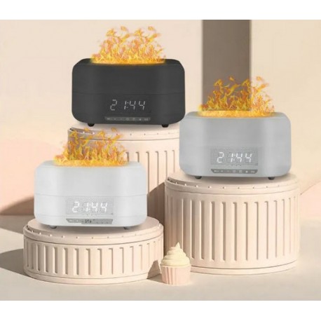 Увлажнитель воздуха Живое Пламя многофункциональный ультразвуковой 400 мл с часами  оптом-8