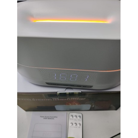 Увлажнитель воздуха Живое Пламя многофункциональный ультразвуковой 400 мл с часами  оптом-11