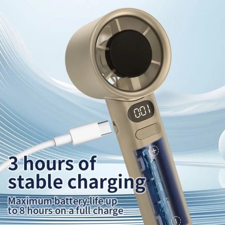 Портативный ручной мини-вентилятор М11 с зарядкой от USB оптом-7