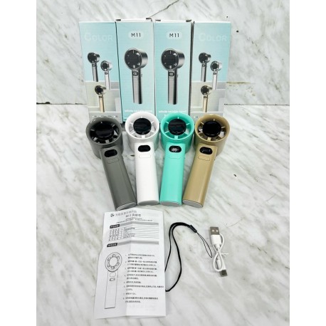 Портативный ручной мини-вентилятор М11 с зарядкой от USB оптом-8