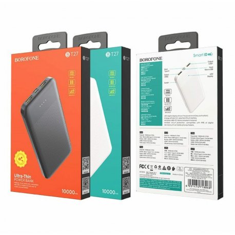 Внешний аккумулятор 10000mAh Borofone BT27  оптом