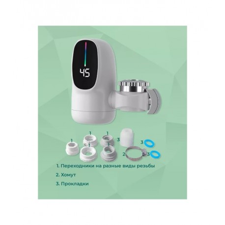 Электрический водонагреватель ZSW-D01 MMEDIATEHOTELECTRIC WATER HEATER 3000 Вт с цифровым дисплеем  оптом-2