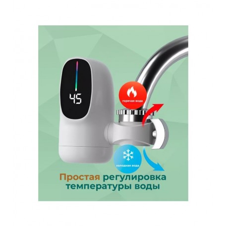 Электрический водонагреватель ZSW-D01 MMEDIATEHOTELECTRIC WATER HEATER 3000 Вт с цифровым дисплеем  оптом-3