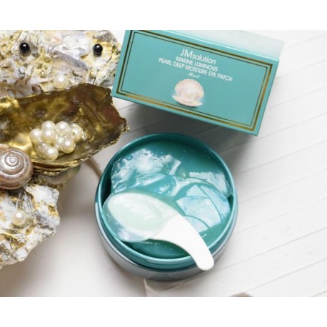 Гидрогелевые патчи JMsolution Marine Luminous Pearl Deep Moisture Eye Patch с морским комплексом 60 шт  оптом-2