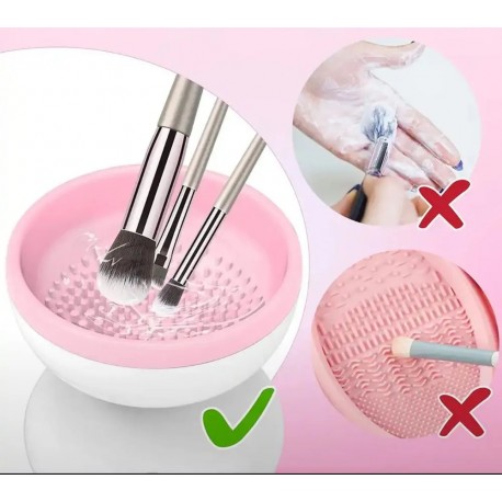 Портативная USB-машинка для очистки кистей для макияжа, электрическая  оптом-2