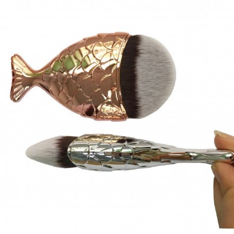 Широкая кисть для макияжа Рыбка  оптом-5