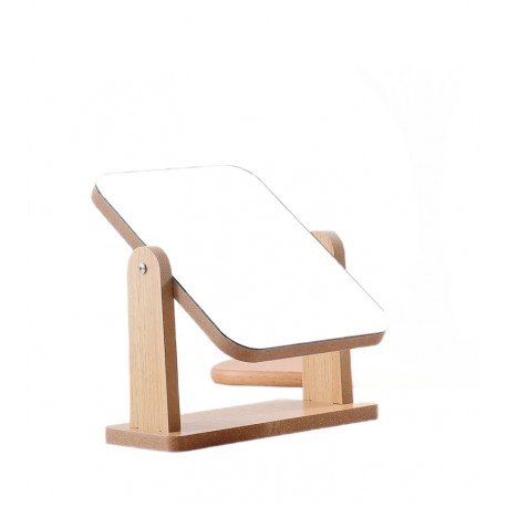 Косметическое настольное зеркало вращающееся на 360 градусов 17 х 22 см  оптом-1