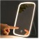 Зеркало для макияжа со светодиодной подсветкой и сенсорным экраном Tri-color LED Makeup Mirror  оптом
