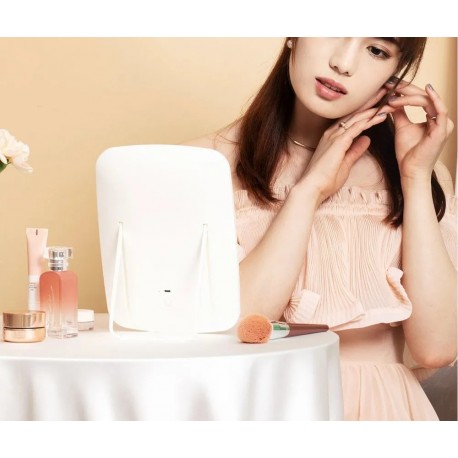 Зеркало для макияжа со светодиодной подсветкой и сенсорным экраном Tri-color LED Makeup Mirror  оптом-5