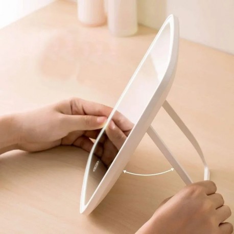 Зеркало для макияжа со светодиодной подсветкой и сенсорным экраном Tri-color LED Makeup Mirror  оптом-6