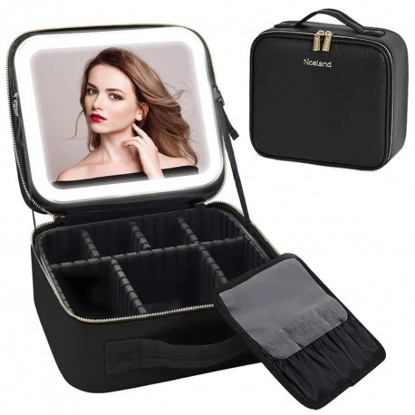 Косметичка-органайзер с зеркалом на аккумуляторе 2000 мАч  оптом-1