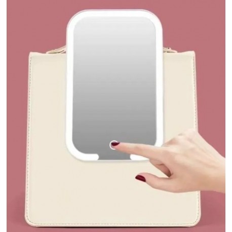 Сумка-Зеркало для макияжа сенсорное, косметическое, с подсветкой  оптом-2