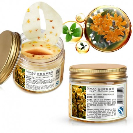 Маска для кожи вокруг глаз Bioaqua Golden Osmanthus Eye Mask 80 шт  оптом-2
