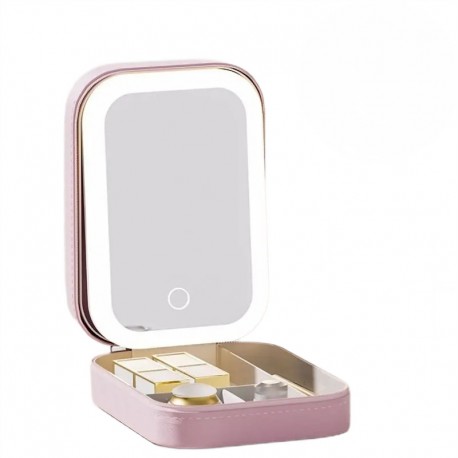 Органайзер для декоративной косметики с LED зеркалом  оптом-1