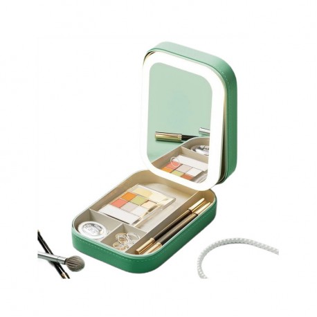 Органайзер для декоративной косметики с LED зеркалом  оптом-2