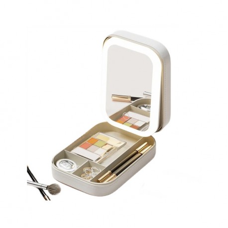 Органайзер для декоративной косметики с LED зеркалом  оптом-3