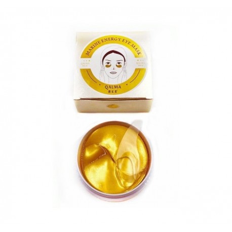 Гидрогелевые патчи с ионами золота QALMA Marine Energy Eye Mask 60 шт  оптом-2