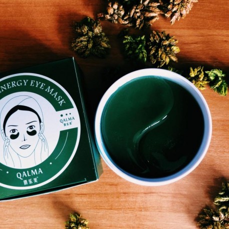 Гидрогелевые патчи c экстрактами водорослей QALMA Marine Energy Eye Mask 60 шт  оптом-3