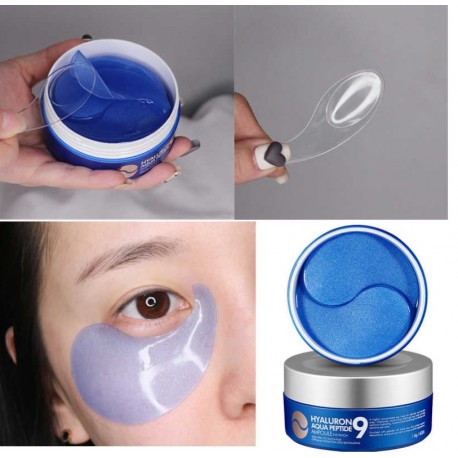 Патчи для глаз MEDI-PEEL Hyaluron Aqua Peptide 9 Ampoule Eye Patch 60 шт  оптом-4