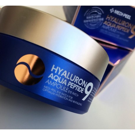 Патчи для глаз MEDI-PEEL Hyaluron Aqua Peptide 9 Ampoule Eye Patch 60 шт  оптом-5