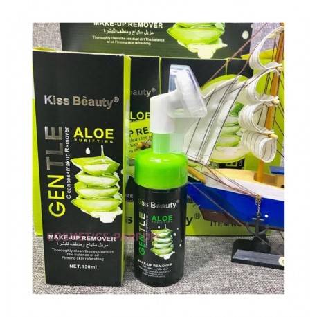 Средство для снятия макияжа Gentle Kiss Beauty с алоэ 150 мл  оптом-2