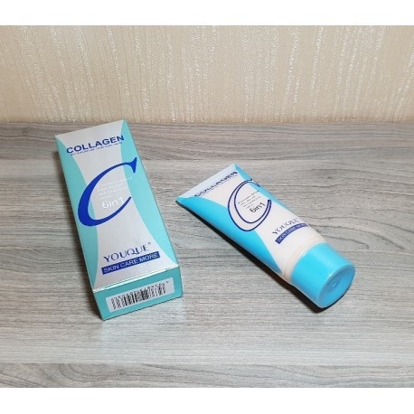 Тональный крем Youque Collagen Moisturizing and Сoncealer Crem 6 в 1 (тон 01) 60 мл  оптом-2