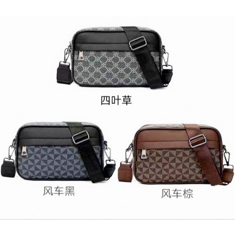 Мужская сумка с принтом через плечо  оптом-2