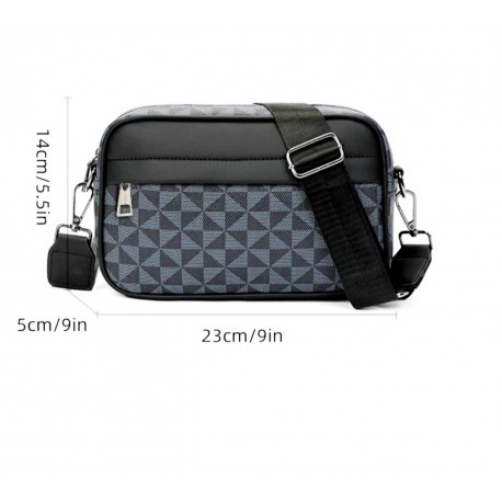 Мужская сумка с принтом через плечо  оптом-3