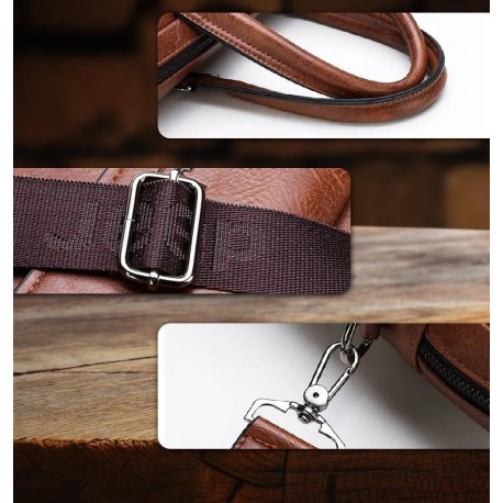 Портфель-сумка экокожа для документов, ноутбука-4