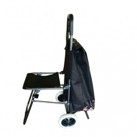 Сумка-тележка хозяйственная с откидным сиденьем  оптом-3