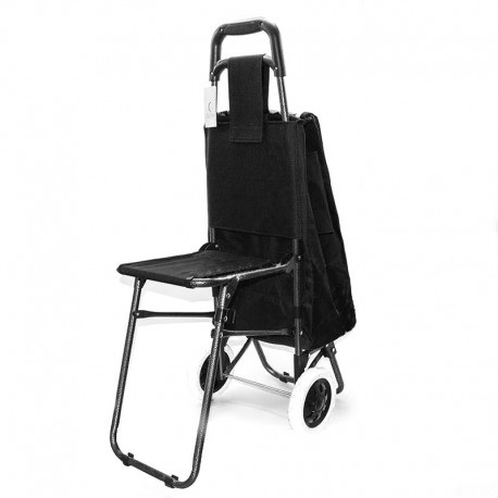 Сумка-тележка хозяйственная с откидным сиденьем  оптом