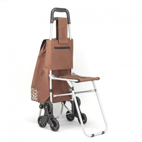 Сумка-тележка с откидным сиденьем и тройными колесами  оптом-1
