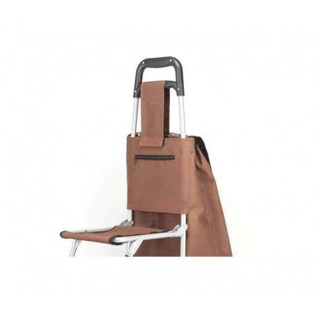 Сумка-тележка с откидным сиденьем и тройными колесами  оптом-5