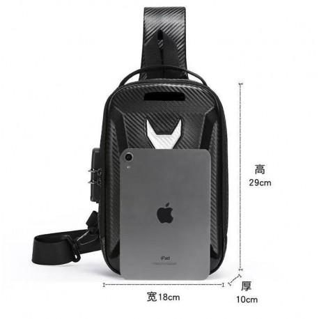 Мотоциклетная мужская сумка, нагрудная-1