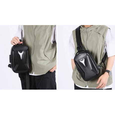 Мотоциклетная мужская сумка, нагрудная-6