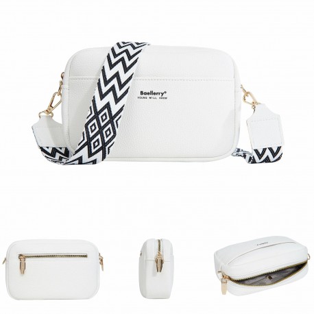 Сумка женская Baellerry на плечо кросс-боди 21 х 13 см с широким ремешком оптом-2