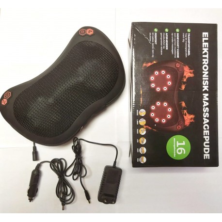 Массажная подушка с 16 роликами Elektronisk Massagepude  оптом-2