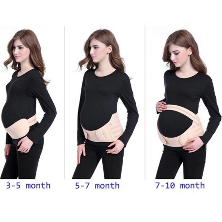 Поддерживающий бандаж для беременных черный  оптом-2