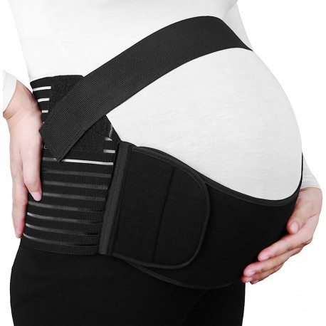 Поддерживающий бандаж для беременных черный  оптом