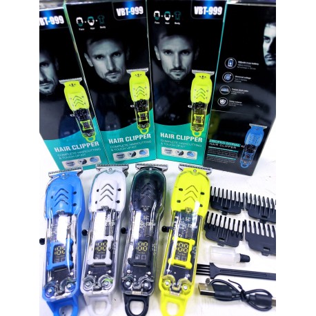 Беспроводная машинка VBT-999 для стрижки волос, бороды и усов оптом-6